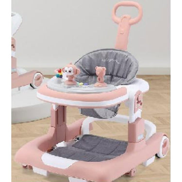 Multi-functional 3in1 Baby Monkey Musical Walker - Pink